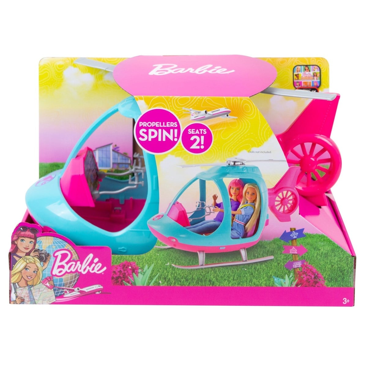 Barbie Pembe Helikopteri FWY29