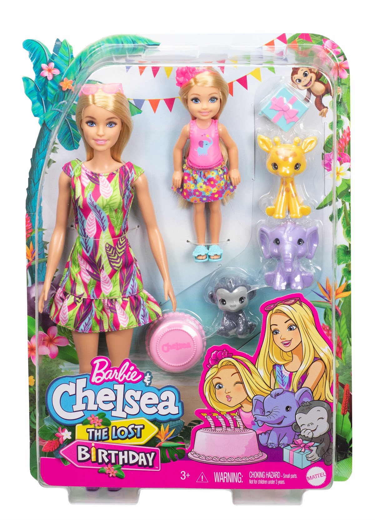 Barbie ve Chelsea Kayıp Doğum Günü Oyun Seti GTM82