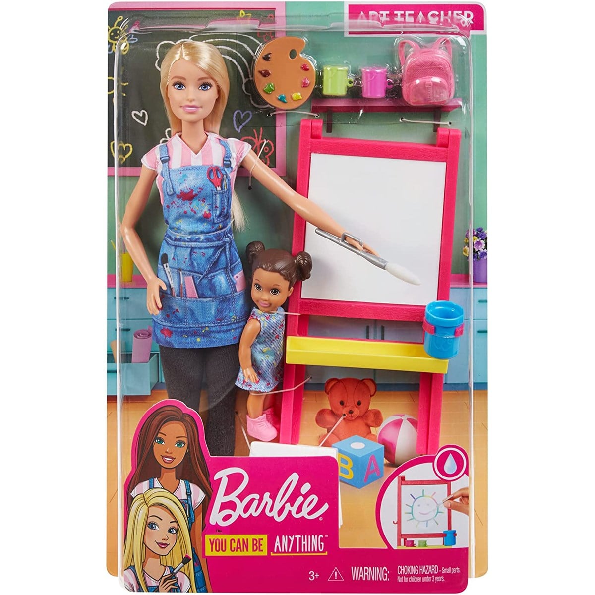 Barbie ve Meslekler Oyun Setleri  Öğretmen Barbie DHB63/GJM29