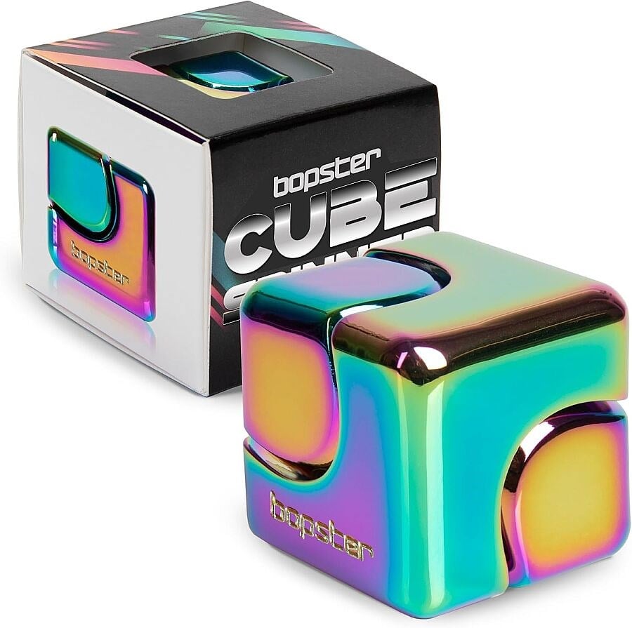 Bopster Cube Spinner Metal Stres Küpü (Multicolor Renk)