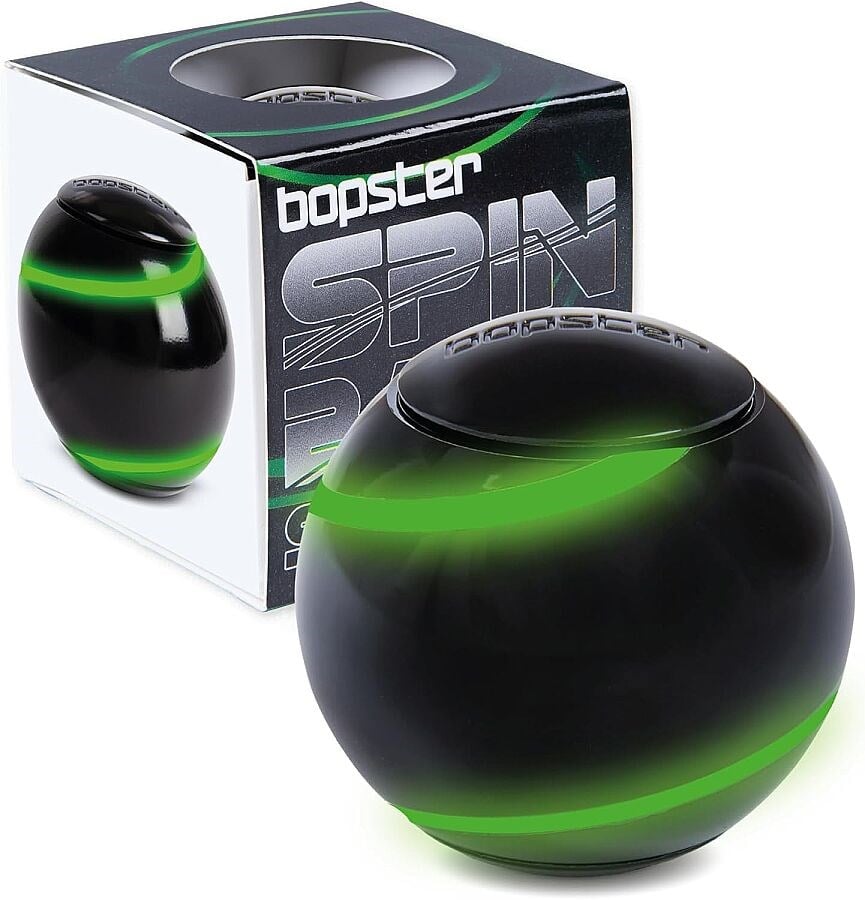 Bopster Spin Ball Metal Stres Topu (Karanlıkta Parlayan Renk)