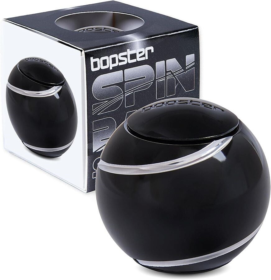 Bopster Spin Ball Metal Stres Topu (Siyah Renk)