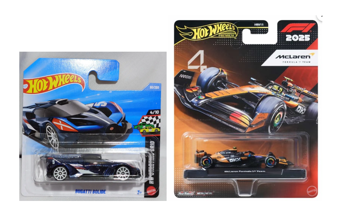Bugatti Bolide- Formula 1 McLaren 4 İkili Araç Seti