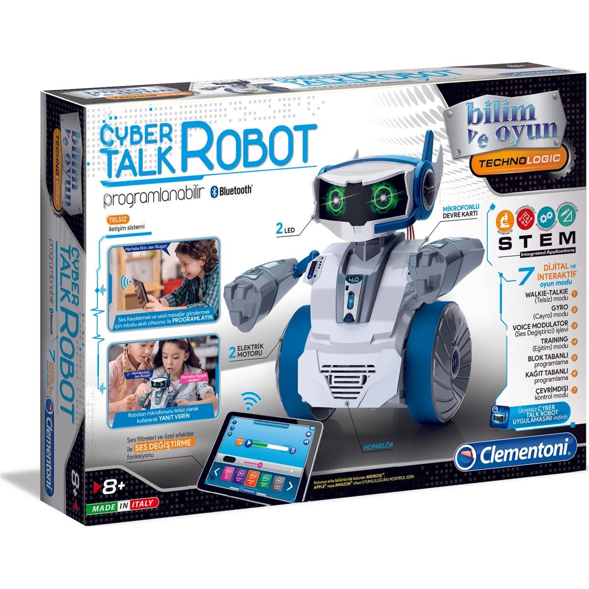 Clementoni Robotik Laboratuvarı Cyber Talk Robot