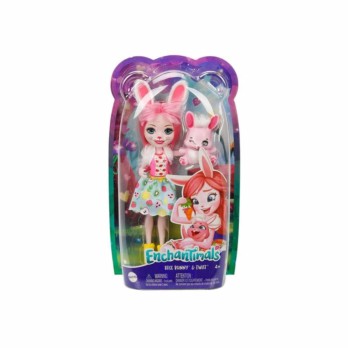 Enchantimals Karakter Bebekler ve Dostları Bree Bunny & Twist
