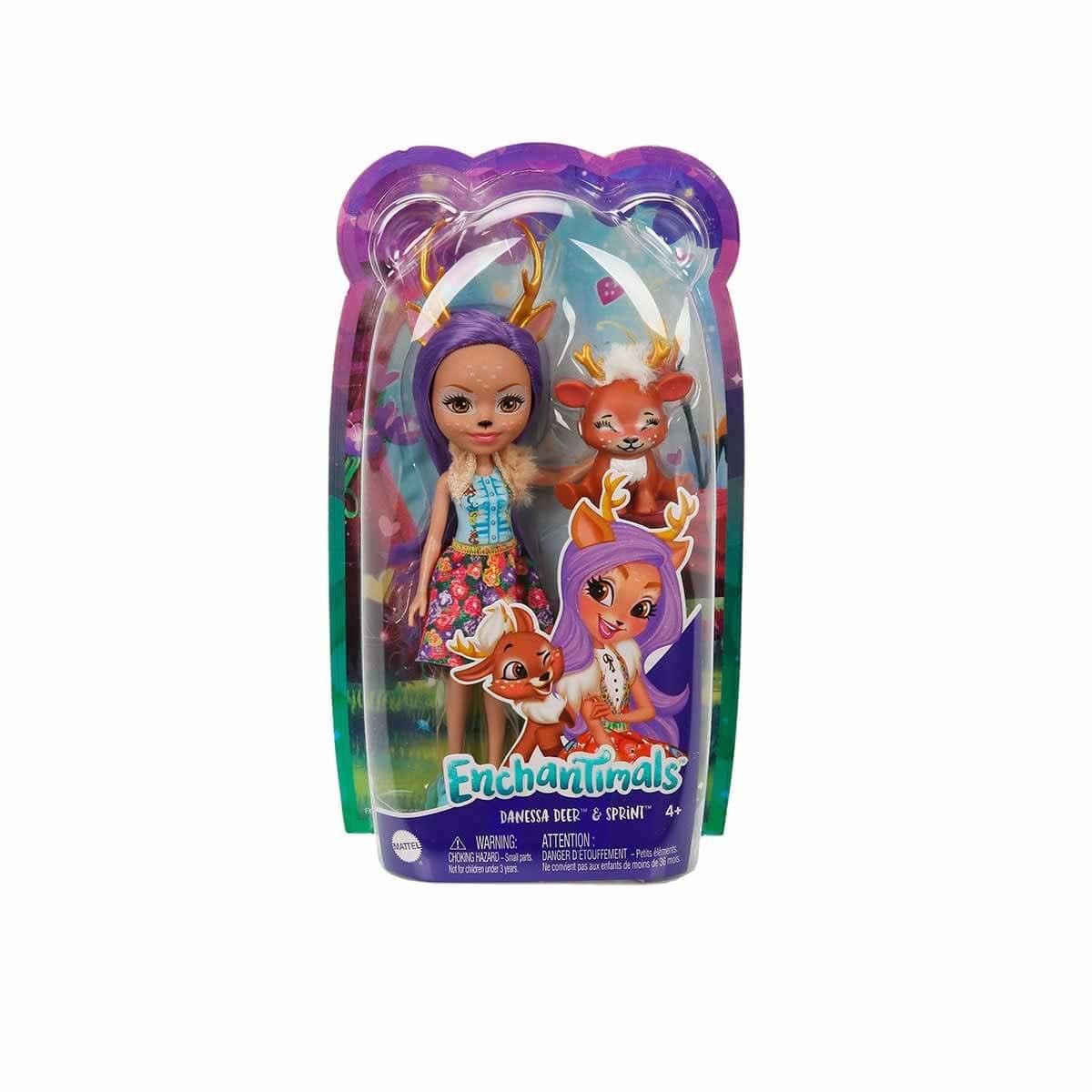 Enchantimals Karakter Bebekler ve Dostları Danessa Deer & Sprint