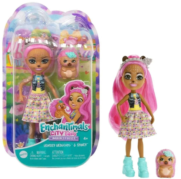 Enchantimals Popüler Karakter Bebekler ve Dostları Hensley Hedgehog & Spiney