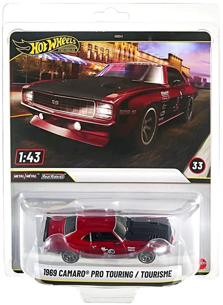 Hot Wheels 1:43 Premium Arabalar 1969 Camaro Pro Touring/Tourisme