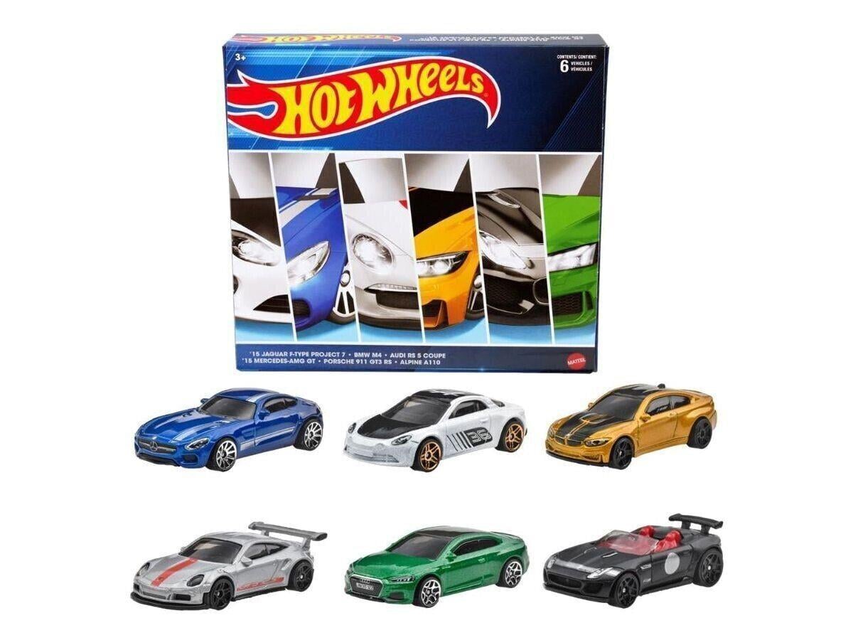 Hot Wheels Avrupa Car Culture Altılı Araba Seti HDH51