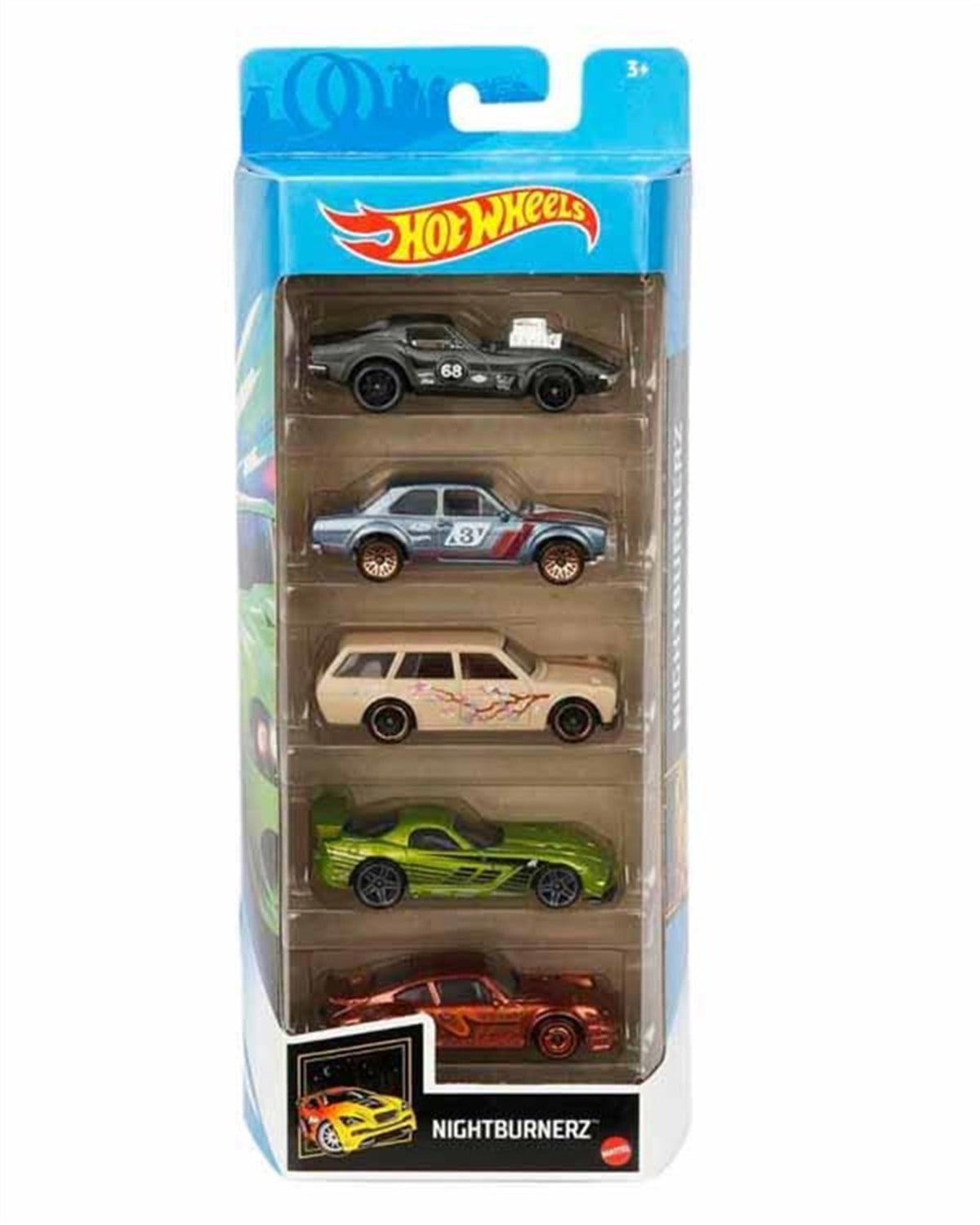 Hot Wheels Beşli Araba Setleri 1806-GTN47