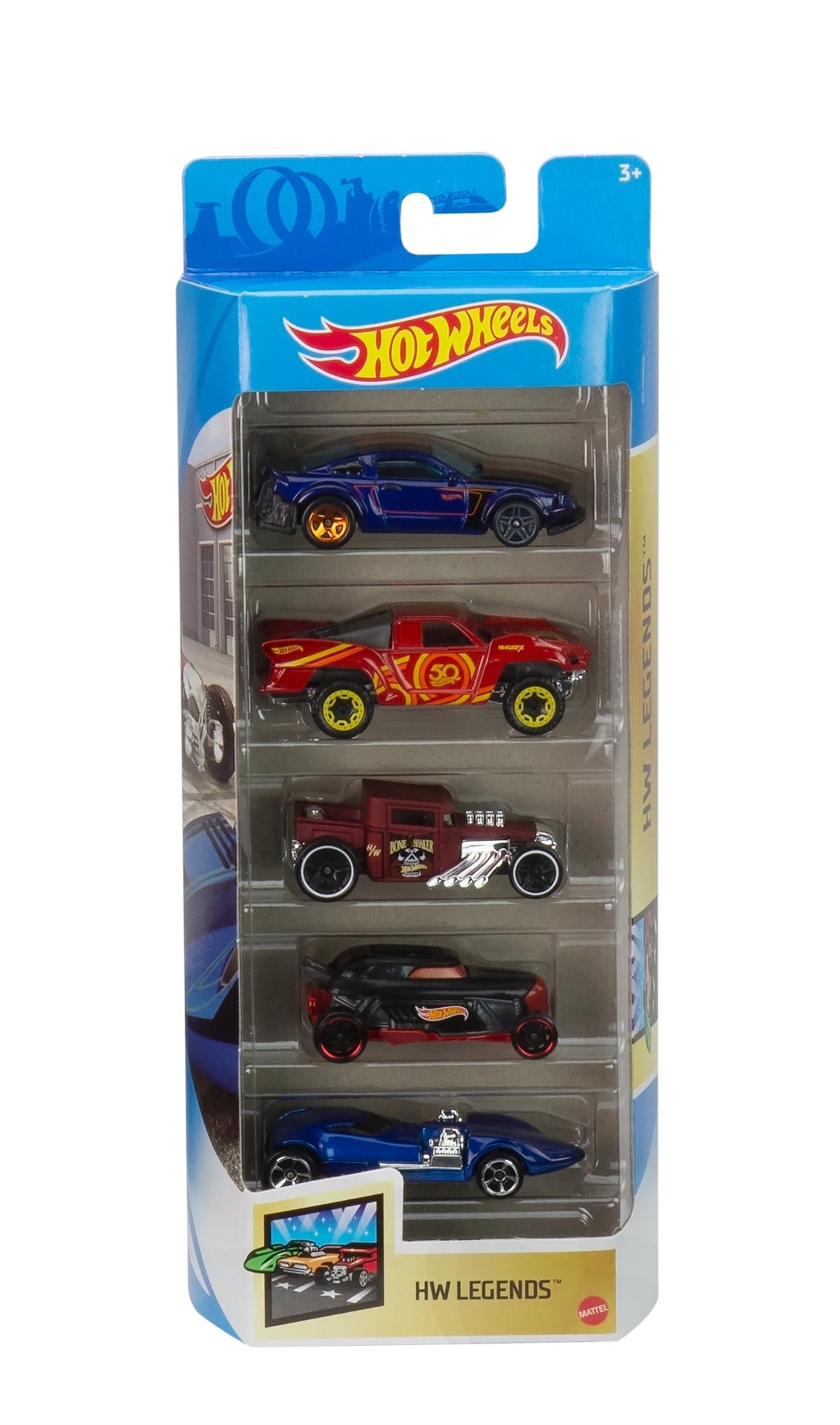 Hot Wheels Beşli Araç Setleri Legends 1806-GTN38