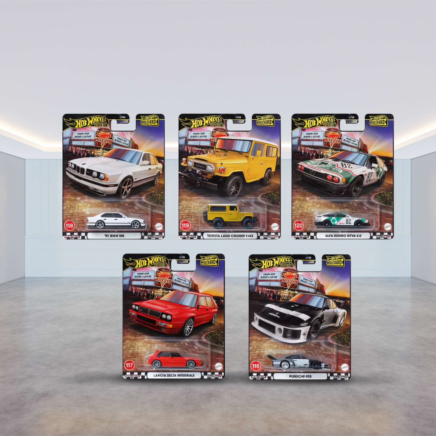 Hot Wheels Boulevard Mix 1 2025 Premium Araba Seti