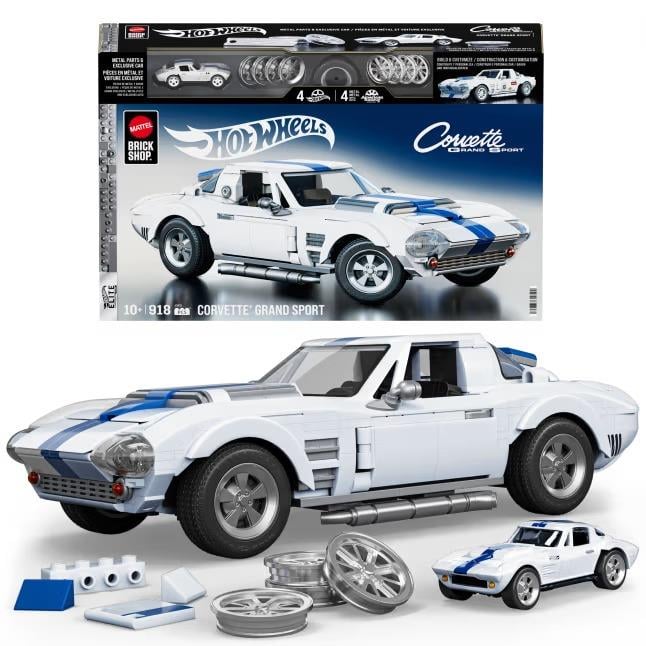 Hot Wheels Brick Shop Corvette Grand Sport