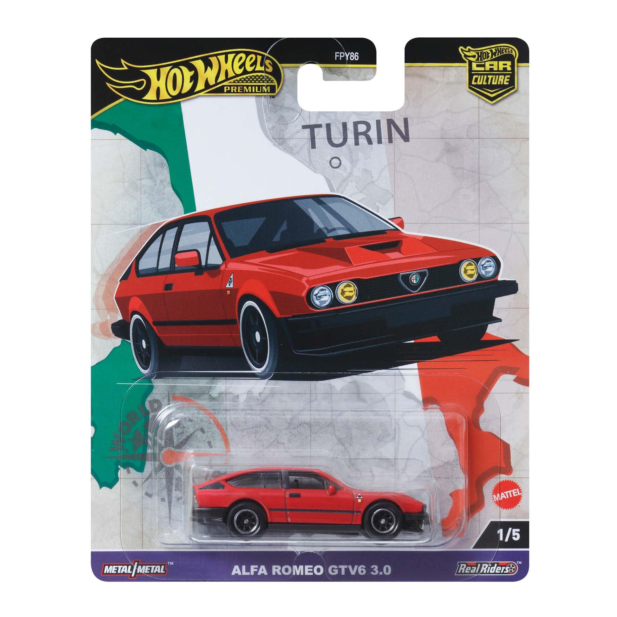 Hot Wheels Car Culture Avrupa Arabaları Alfa Romeo GTV6 3.0