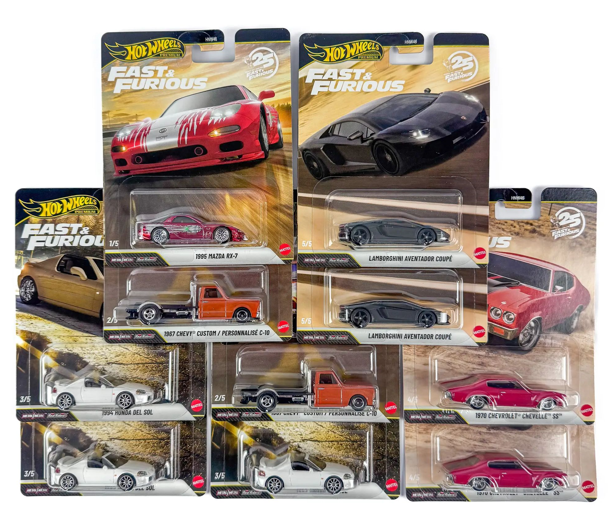 Hot Wheels Fast & Furious 10'lu Set HNW46 - 979P