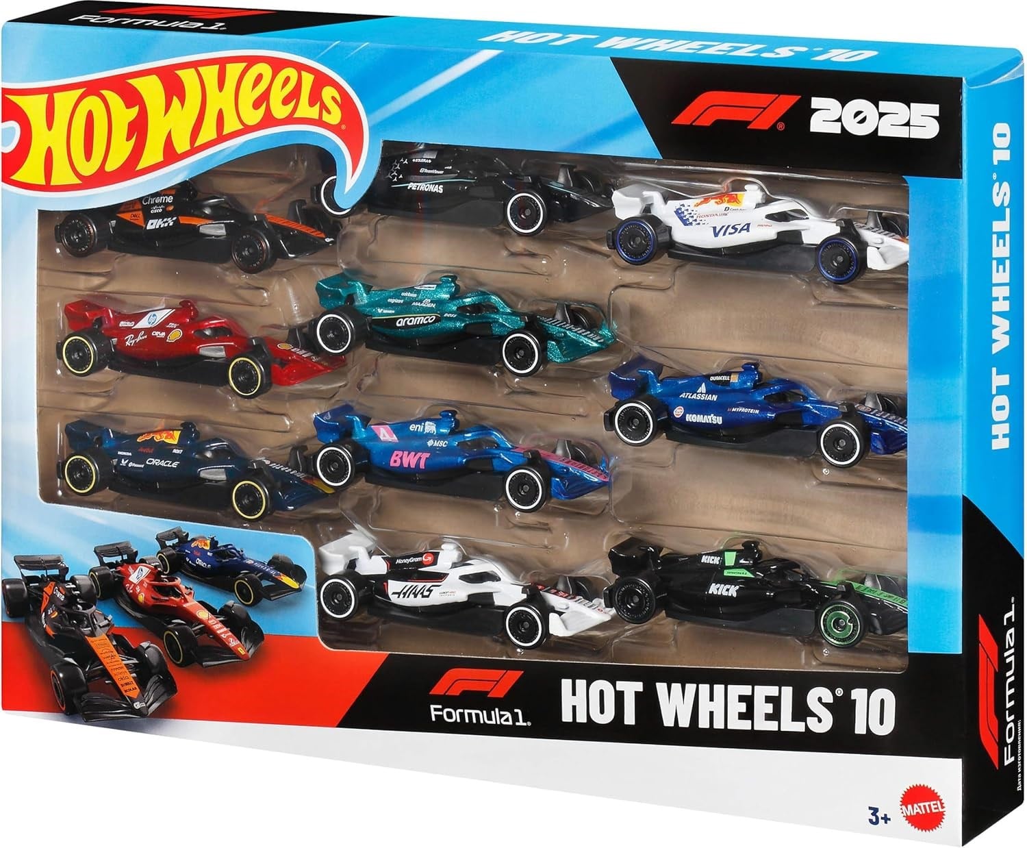 Hot Wheels Formula 1 Onlu Araba Seti JMM24