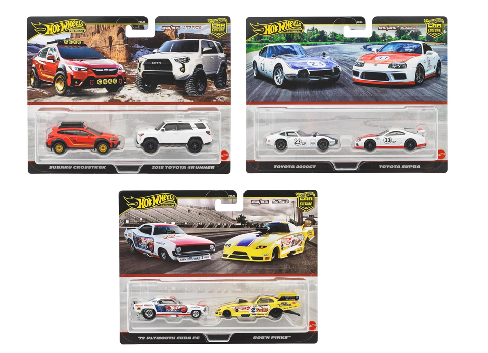 Hot Wheels HBL96 İkili Araba Serisi Üçlü Set 979S