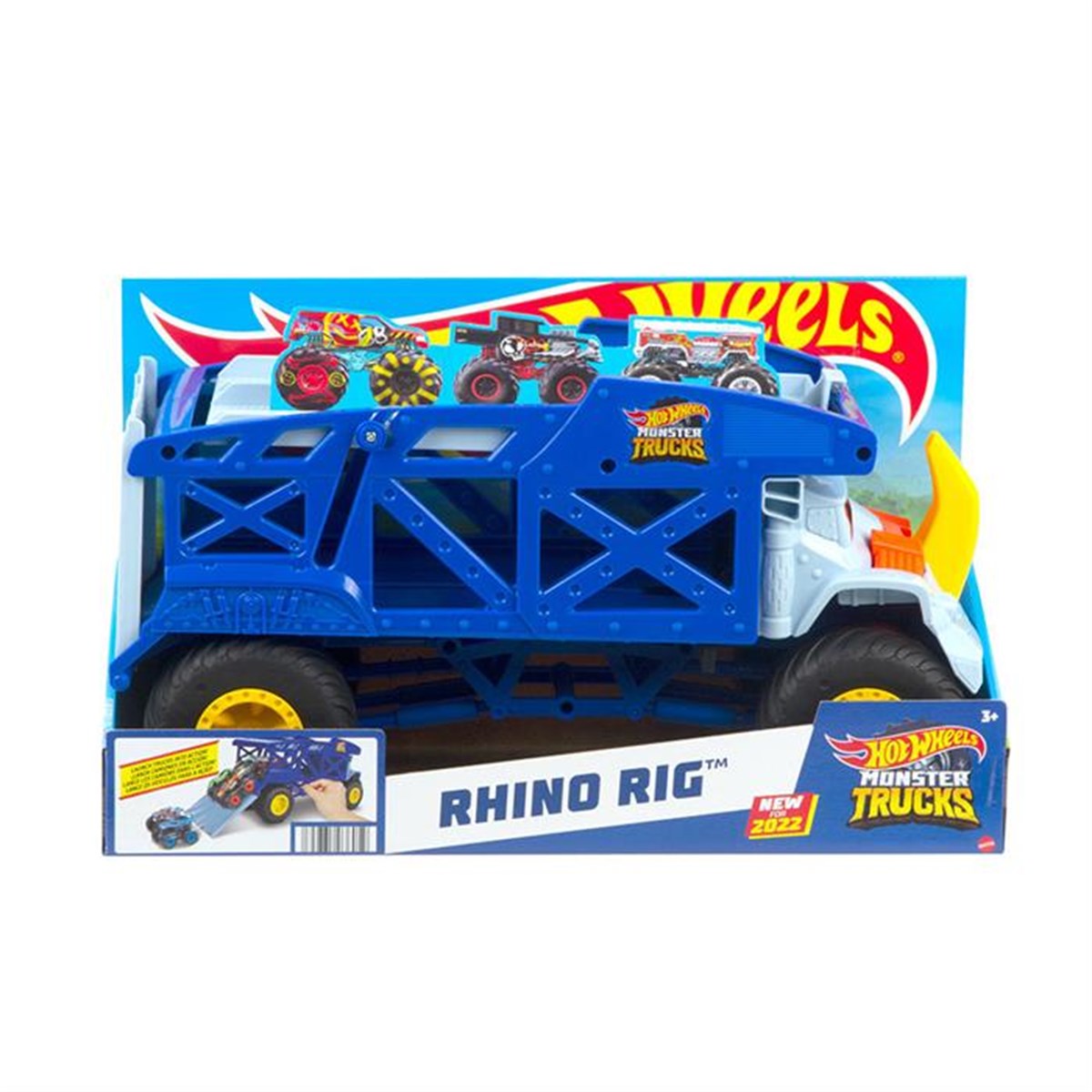 Hot Wheels HFB13 Monster Trucks Rhino Taşıyıcı Kamyon
