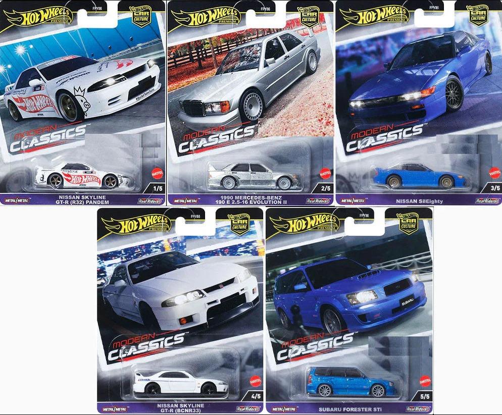 Hot Wheels Modern Classic 2024 Premium Beşli Araba Seti