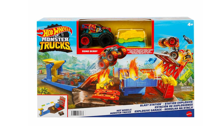 Hot Wheels Monster Truck Patlatma İstasyonu Oyun Seti