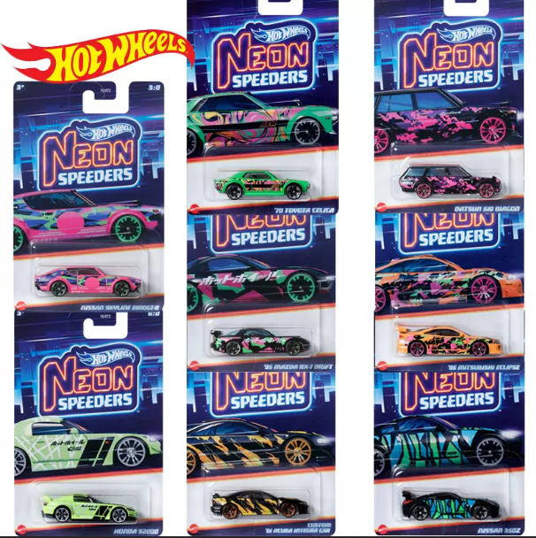 Hot Wheels Neon Speeders 8'li Set HLH72