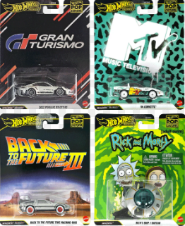 Hot Wheels Pop Culture Premium Arabalar 4'lü Set HXD63-979P