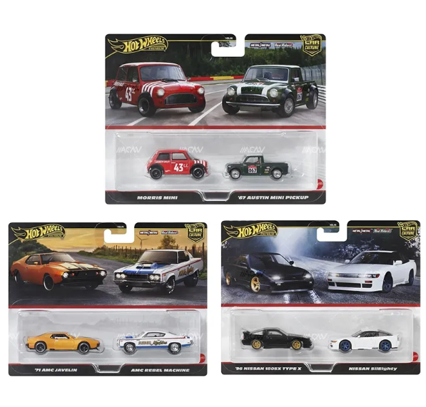 Hot Wheels Premium 2Pack Üçlü Araç Seti HBL96