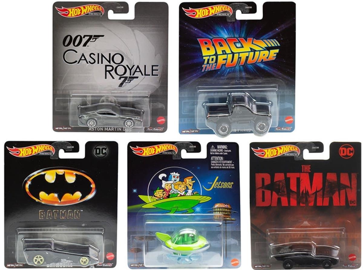 Hot Wheels Premium Araba Setleri Gösteri Dünyası Arabaları DMC55 Casino Royal Set 2023