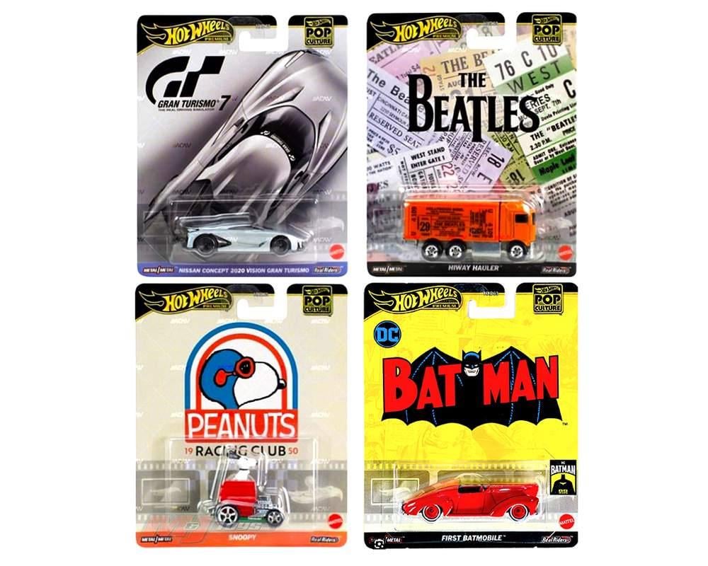 Hot Wheels Premium Arabalar Serisi Pop Culture HXD63