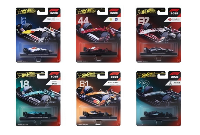 Hot Wheels Premium Formula 1 Altılı Araba Seti 979L 