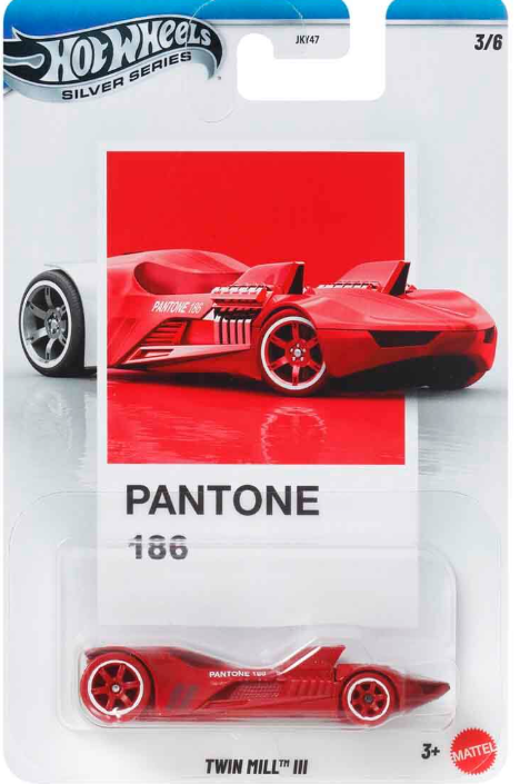Hot Wheels Silver Series Pantone Twin Mill III JKY47-JKY51