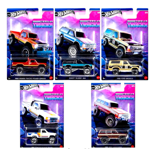 Hot Wheels Tubular Trucks GDG44 Beşli Araba Seti
