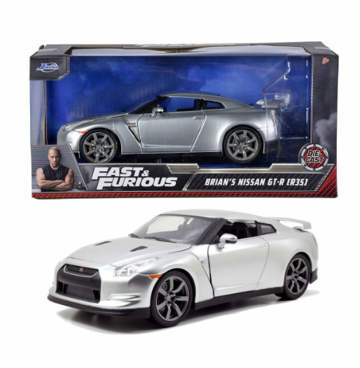 Jada Fast&Furious Temalı 2009 Nissan GT-R 1:24 Model Araba