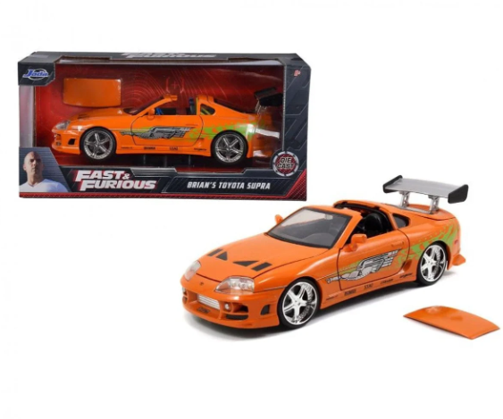 Jada Fast&Furious Temalı Toyota Supra 1995 1:23 Model Araba