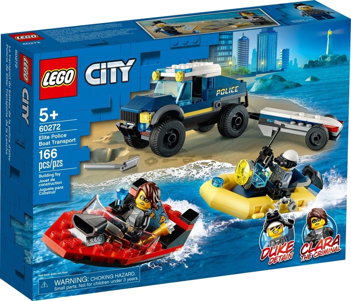 Lego City Elite Polis Tekne Taşıma Aracı 60272