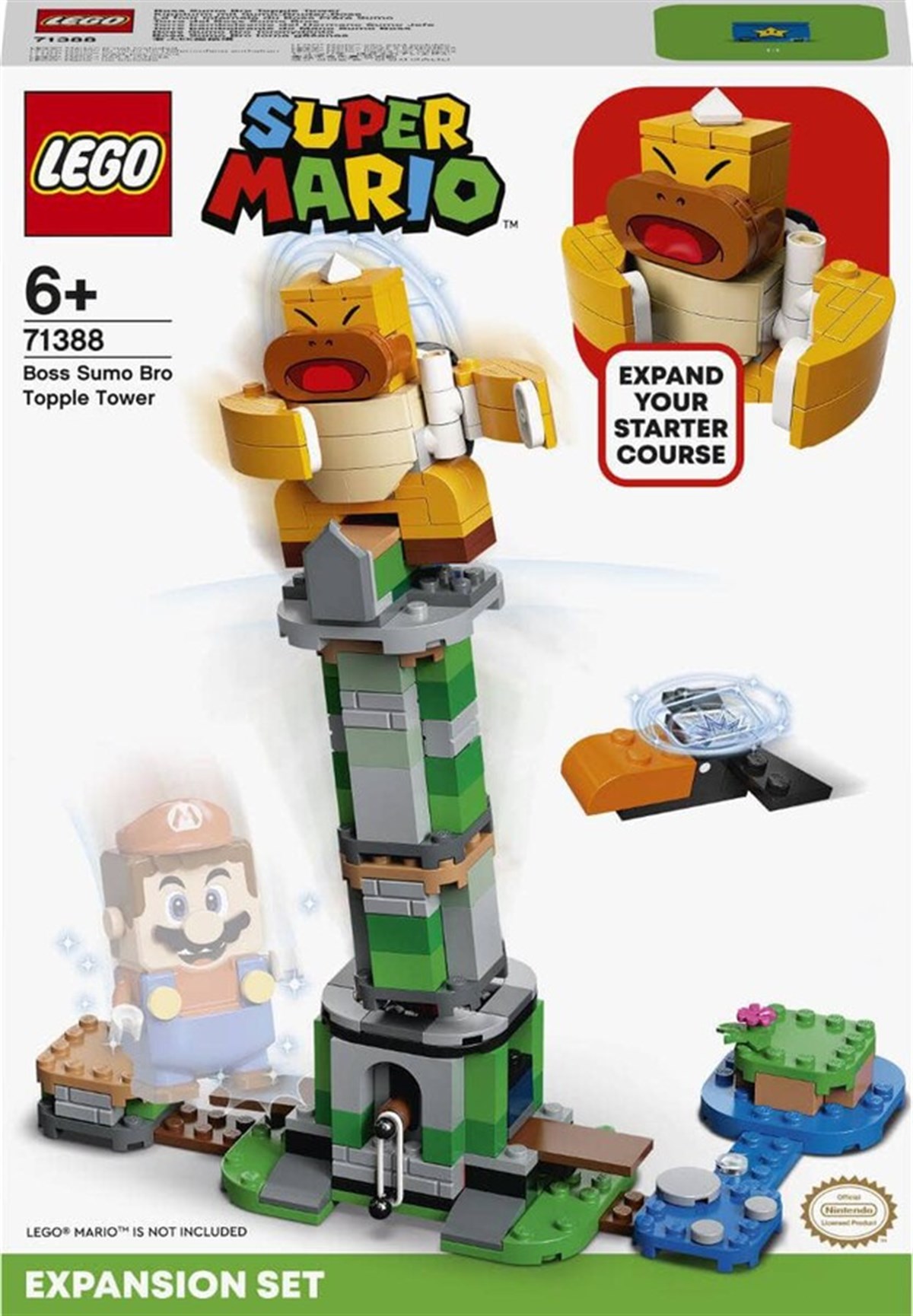 Lego Super Mario Boss Sumo Bro Devrilen Kule Ek Macera Seti 71388