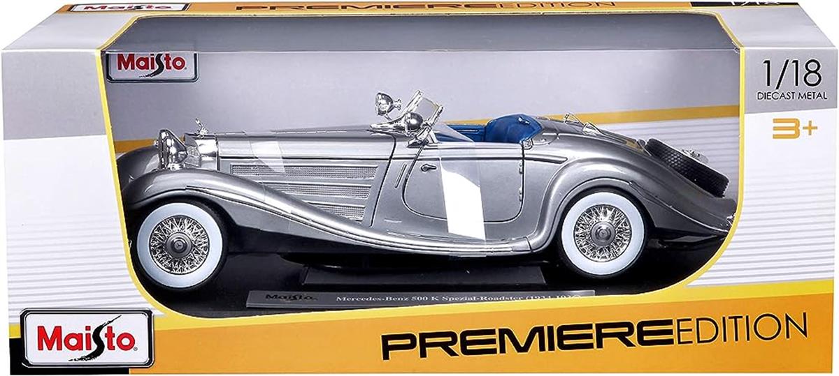 Maisto 1/18 Mercedes-Benz 500 K Type Special Roadster Model Araba