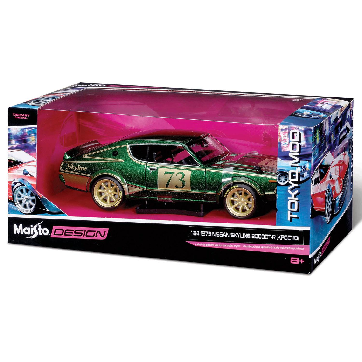 Maisto 1/24 Model Araba 1973 Nissan Skyline 2000GT-R  Tokyo Mode