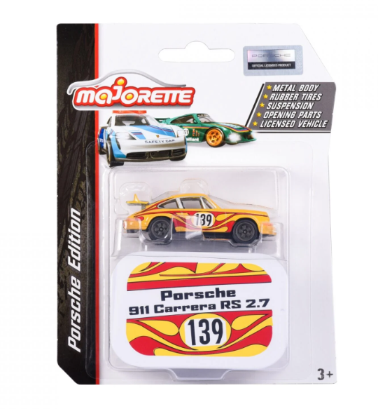 Majorette Porsche Edition 1/64 Porsche 911 Carrera RS 2.7