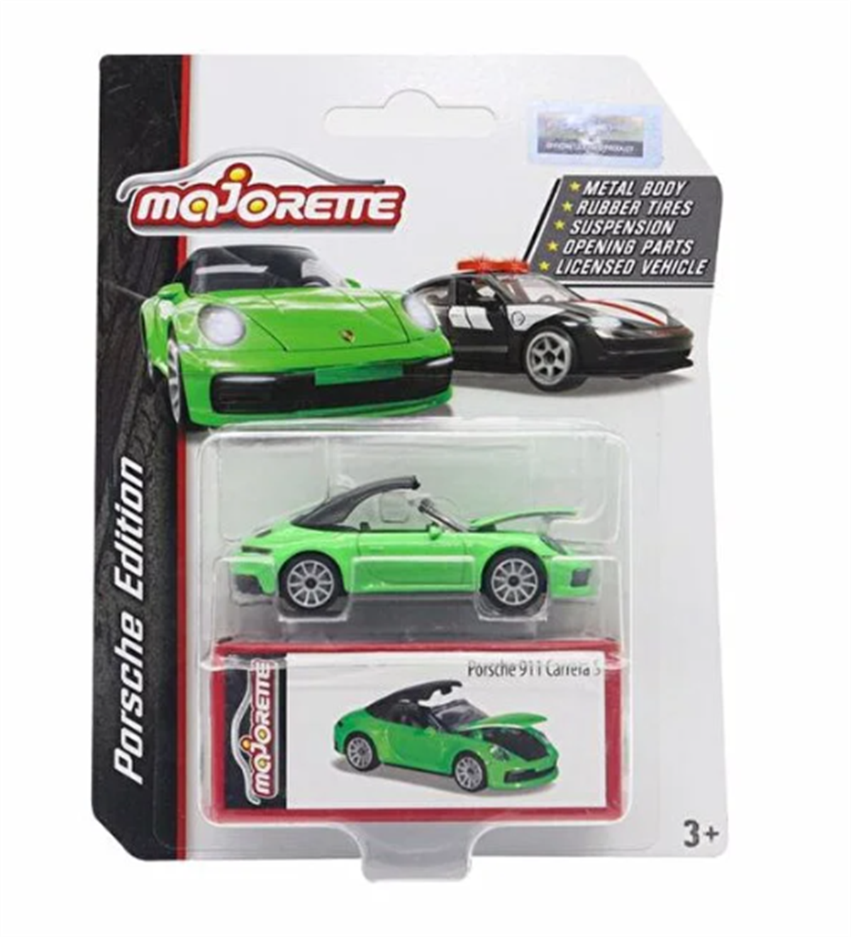 Majorette Porsche Edition Porsche Carrera S Yeşil