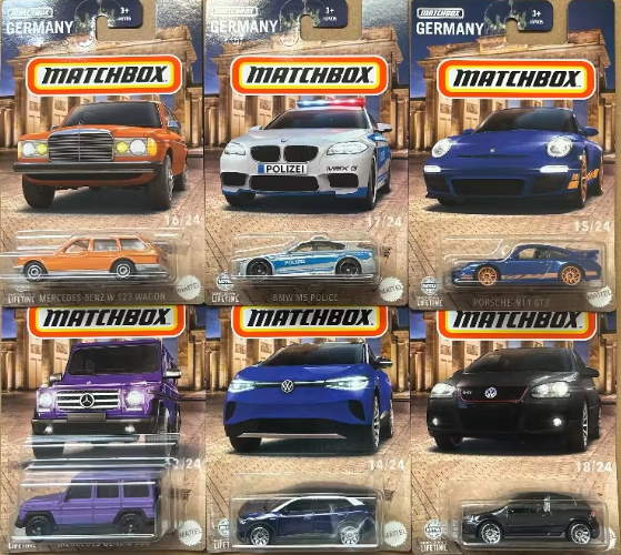 Matchbox Avrupa Arabaları Serisi  HVV05