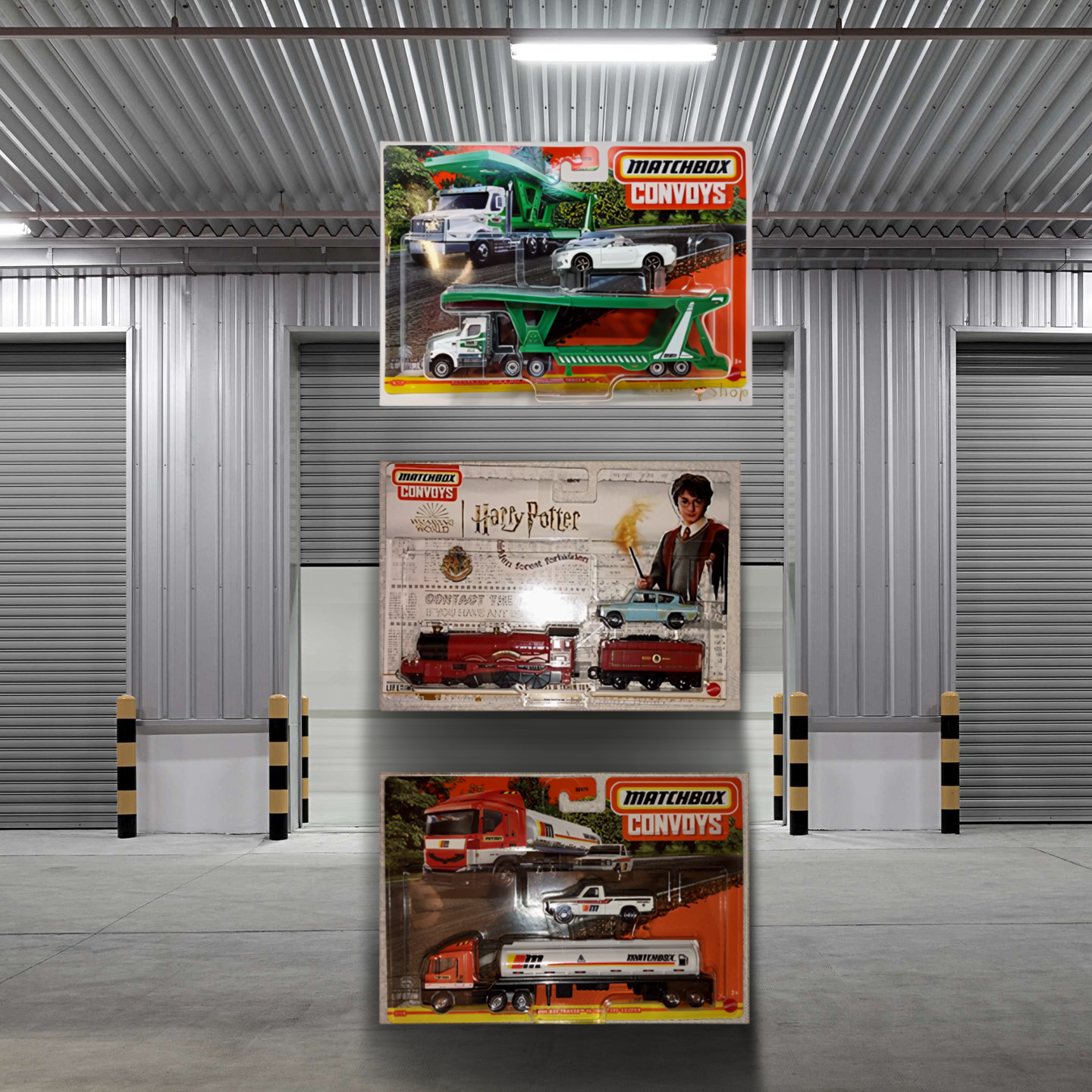 Matchbox Convoys Üçlü Taşıyıcı-Araç Seti GBK70
