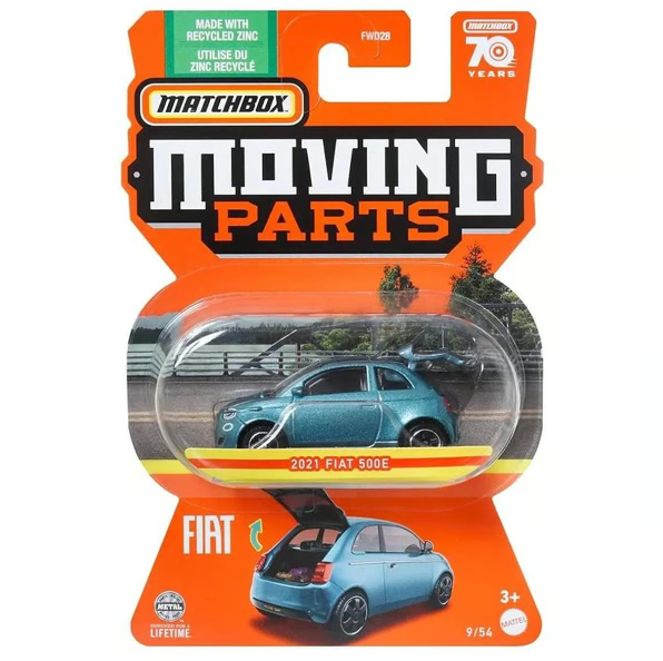 Matchbox Moving Part Araçlar 2021 Fiat 500E