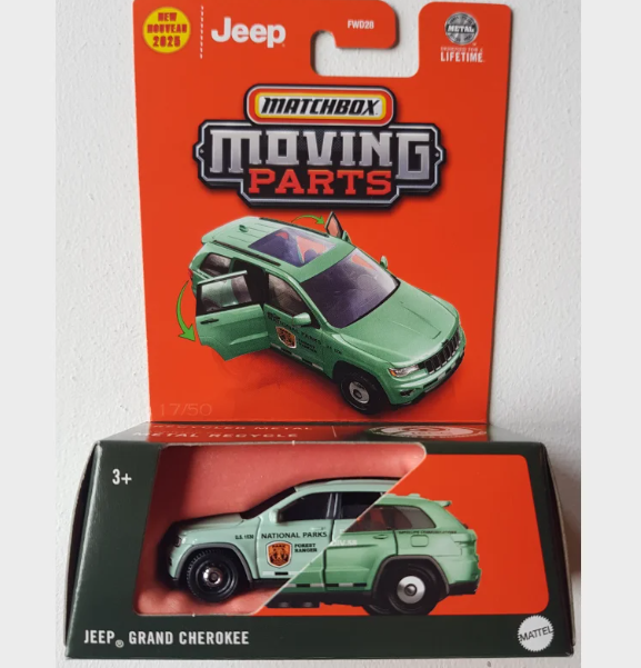 Matchbox Moving Parts Arabalar Jeep Grand Cherokee FWD28