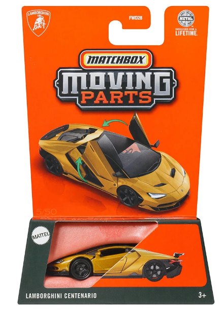 Matchbox Moving Parts Lamborghini Centenario FWD28-JBW86