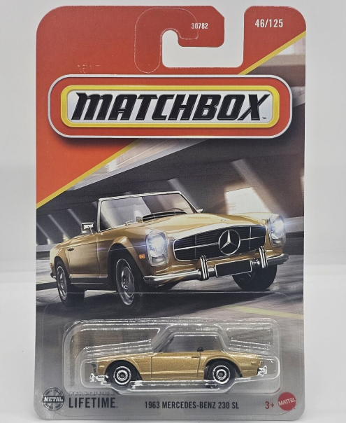 Matchbox Tekli Arabalar 1963 Mercedes-Benz 230 SL