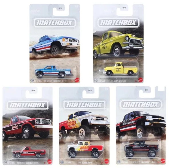 Matchbox Track Series Beşli Araba Seti GGF12 969E