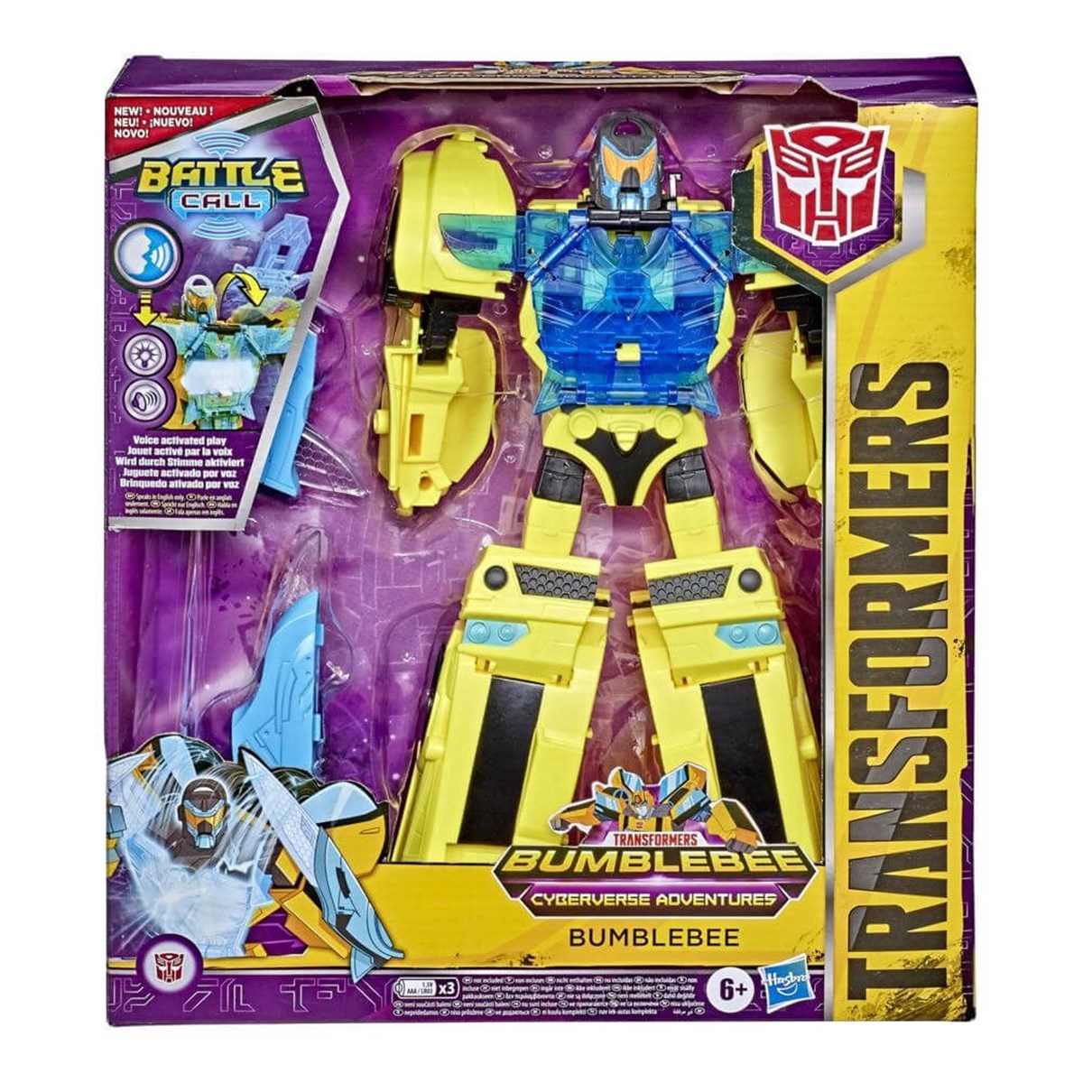 Transformers Cyberverse Battle Call Dev Figür Bumblebee E8228/E8381
