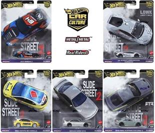 Hot Wheels Car Culture Slide Street 2 Beşli Premium Araba Seti