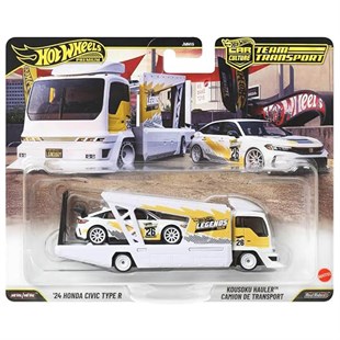 Hot Wheels Legends Team Transport '24 Honda Civic Type R + Kousoku Hauler Camion De Transport JMN15 